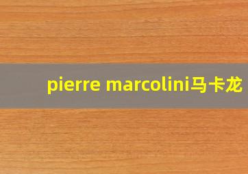 pierre marcolini马卡龙